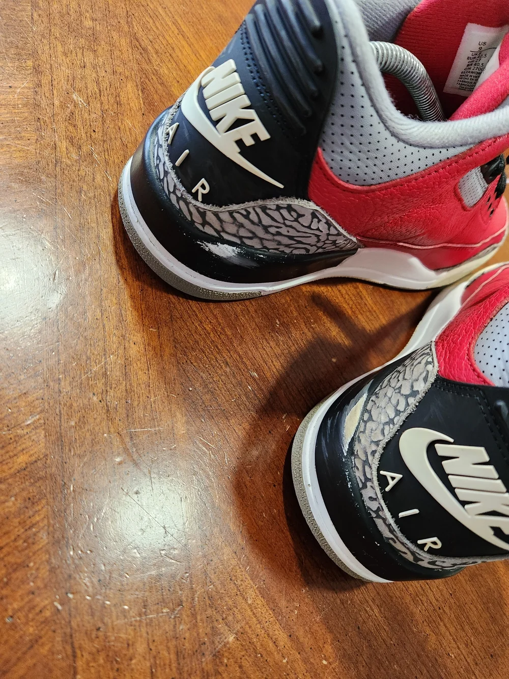 Jordan Retro 3s Size 9 Men Used Condition Replaced InSoles